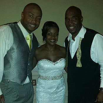 Bride Between Groom and DJ
