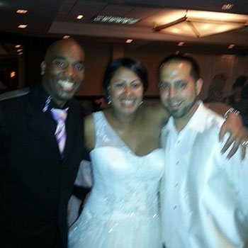 Happy Couple with DJ