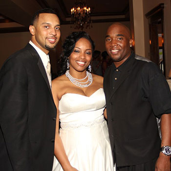 Standing with the Happy Couple